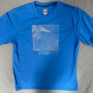 The North Face Blue Athletic T-Shirt